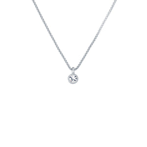 ted baker sininaa silver tone crystal pendant