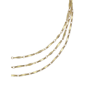 ted baker sparkia sparkle chain wrap necklace gold tone