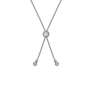 ted baker barset: crystal bow adjustable bracelet silver tone, clear crystal