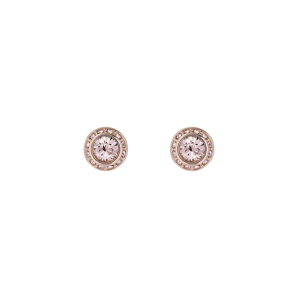 ted baker soletia: solitaire sparkle crystal stud earrings rose gold tone,rose crystal
