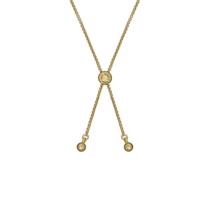 ted baker soleta: solitaire sparkle crystal adjustable bracelet gold tone clear crystal