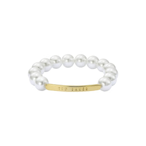 ted baker beadie: baker bead adjustable bracelet gold tone