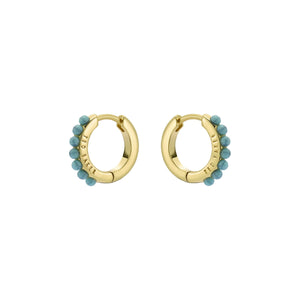 ted baker persia: turquoise huggie earrings