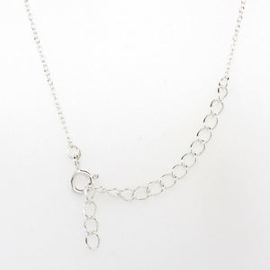 silver medium pearl slider�necklace adjustable  37.5 - 42.5 cm�