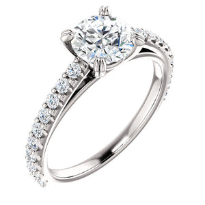 Moores Custom Made Solitaire Engagement Ring