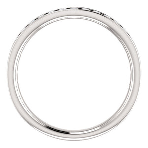 Moores Custom Made Channel Set Wedding/Eternity Ring