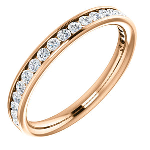 Moores Custom Made Channel Set Wedding/Eternity Ring
