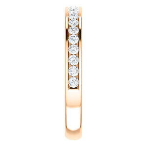 Moores Custom Made Channel Set Wedding/Eternity Ring