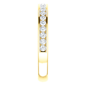 Moores Custom Made Channel Set Wedding/Eternity Ring