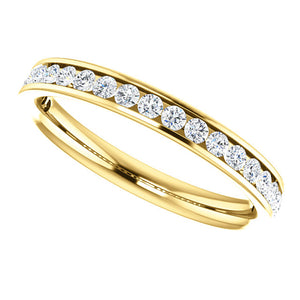 Moores Custom Made Channel Set Wedding/Eternity Ring