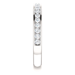 Moores Custom Made Channel Set Wedding/Eternity Ring