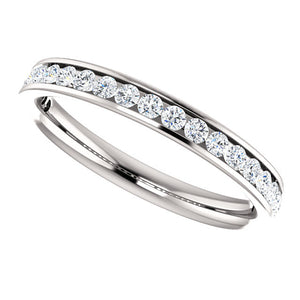 Moores Custom Made Channel Set Wedding/Eternity Ring