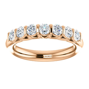 Moores Custom Made Seven Stone Eternity Ring