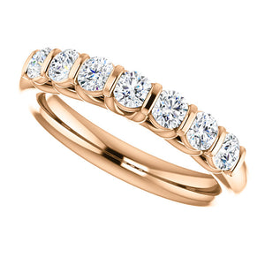 Moores Custom Made Seven Stone Eternity Ring