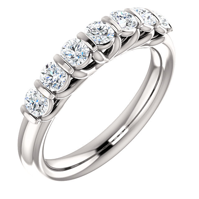 Moores Custom Made Seven Stone Eternity Ring