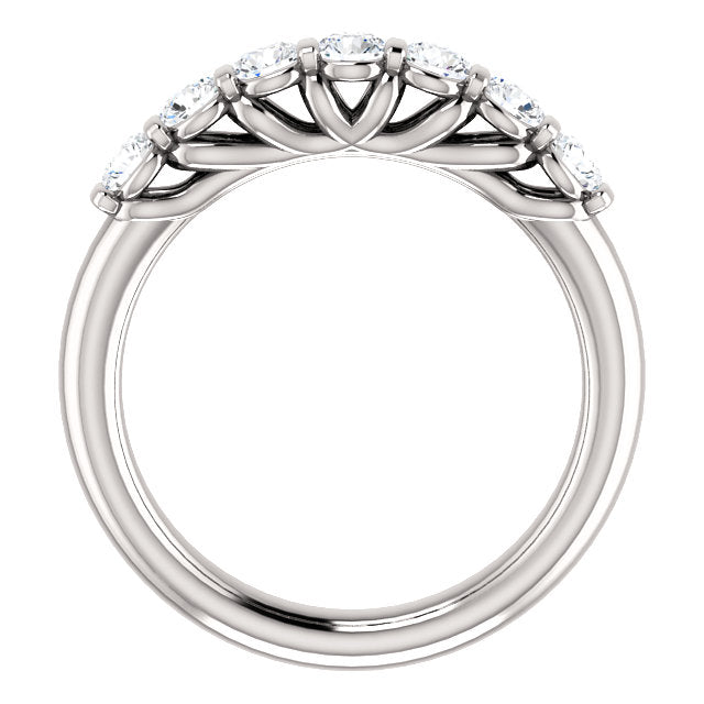 Moores Custom Made Seven Stone Eternity Ring