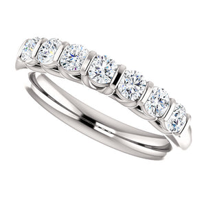 Moores Custom Made Seven Stone Eternity Ring
