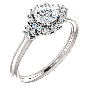 Moores Custom Made Marquise Cut Diamond Engagement Ring
