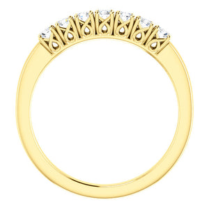Custom Made Seven Stone Diamond Eternity Ring by Moores