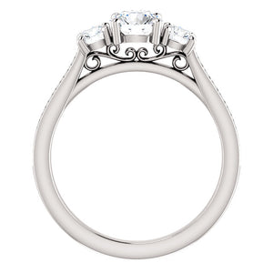 Bespoke Three Stone Diamond Engagement Ring By Moores
