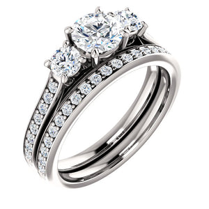 Bespoke Three Stone Diamond Engagement Ring By Moores