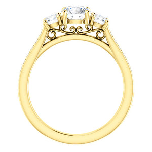 Bespoke Three Stone Diamond Engagement Ring By Moores