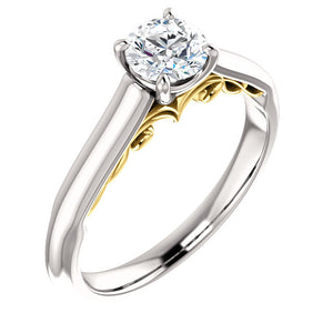 Moores Custom Made Solitaire Diamond Engagement Ring