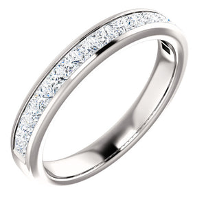 Moores Custom Made Princess Cut Eternity Ring