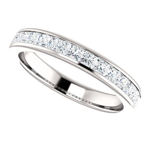 Moores Custom Made Princess Cut Eternity Ring