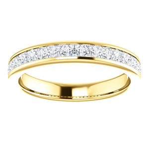Moores Custom Made Princess Cut Eternity Ring