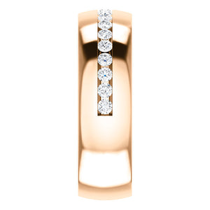 Moores Custom Made Diamond Set Wedding Ring
