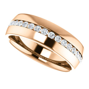 Moores Custom Made Diamond Set Wedding Ring