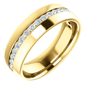 Moores Custom Made Diamond Set Wedding Ring