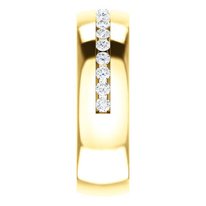 Moores Custom Made Diamond Set Wedding Ring