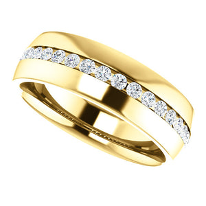 Moores Custom Made Diamond Set Wedding Ring