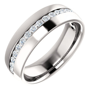 Moores Custom Made Diamond Set Wedding Ring