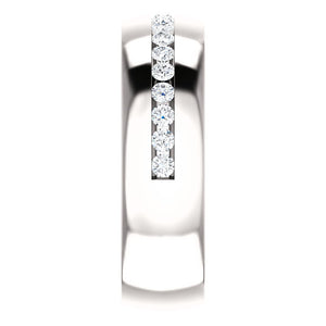 Moores Custom Made Diamond Set Wedding Ring