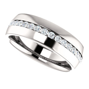 Moores Custom Made Diamond Set Wedding Ring