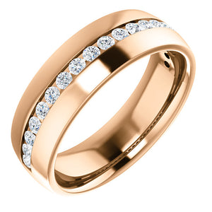 Moores Custom Made Diamond Set Wedding Ring