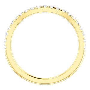 Moores Shaped Platinum and Diamond Wedding Ring