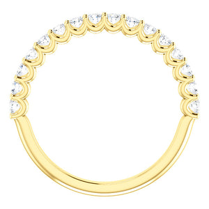 Moores Diamond Set Eternity/Wedding Ring Custom Made By Moores