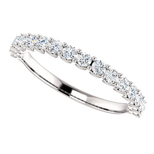 Moores Diamond Set Eternity/Wedding Ring Custom Made By Moores
