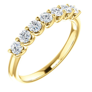 Moores Custom Made Seven Stone Eternity Ring
