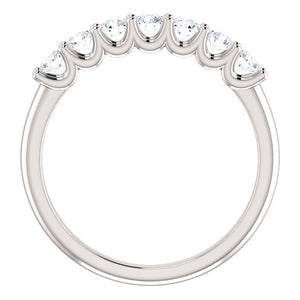Moores Custom Made Seven Stone Eternity Ring