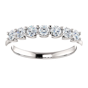 Moores Custom Made Seven Stone Eternity Ring