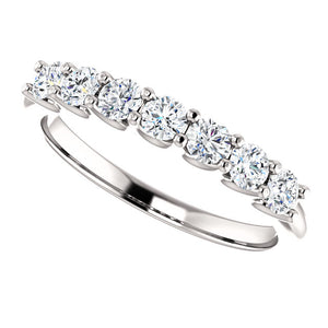 Moores Custom Made Seven Stone Eternity Ring