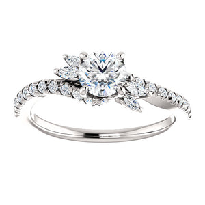 Bespoke Diamond Engagement Ring with a Twist by Moores