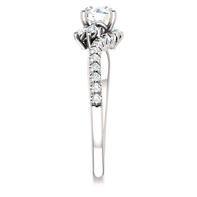 Bespoke Diamond Engagement Ring with a Twist by Moores