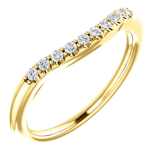 Moores Shaped Custom Made Wedding/Eternity Ring