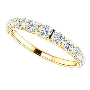 Custom Made Graduated Diamond Eternity/Wedding Ring by Moores